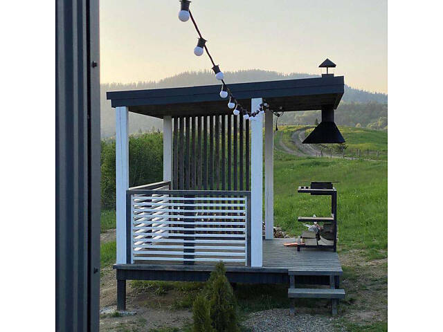 Автомангал Loft з АКБ на 8 шампурів із кришкою + аксесуари - Фото 4