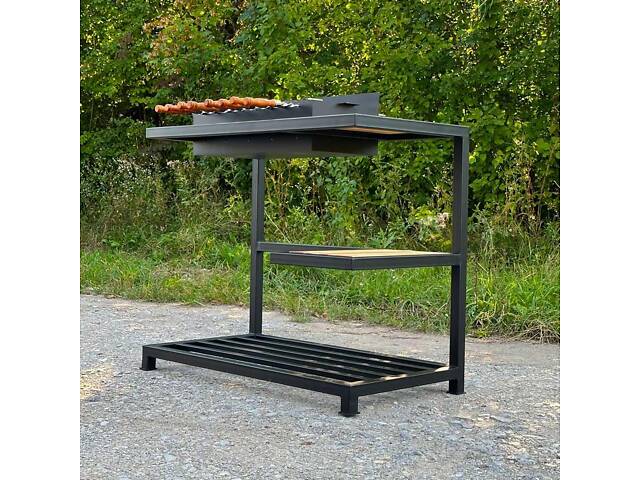 Автомангал Loft з АКБ на 8 шампурів із кришкою + аксесуари - Фото 7