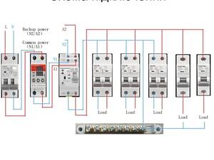 Автомат ввода резерва с автоматическим и ручным переключением Geya G2R-63, 2 полюса, 63 Ампера, DIN