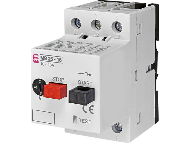 Автомат защиты двигателя 10-16A [4600110] MS25-16 ETI - Фото 1