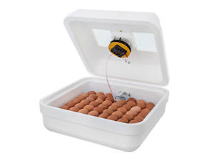 Автоматический инкубатор «Рябушка Smart TURBO» 48 яиц керамический нагреватель цифровой термостат, вентиляция