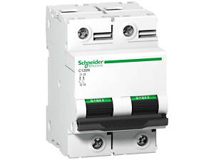 Автоматический выключатель 2P 100A 10kA C [A9N18362] Acti9 C120N Schneider Electric