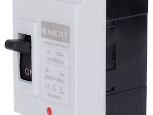 Автоматичний вимикач 2P 125А 15кА на постійний струм [p089002] E.NEXT e.mccb.pro.125DC.125.2P