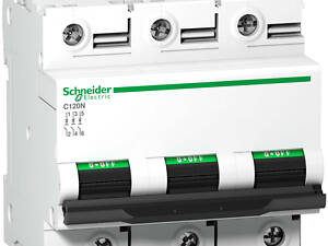 Автоматический выключатель 3P 63A 10kA C [A9N18364] Acti9 C120N Schneider Electric