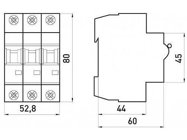 Автоматический выключатель 3р 40А 10кА 'D' [i0200007] E.NEXT e.industrial.mcb.100.3.D.40 - Фото 2