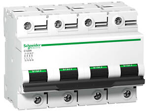 Автоматичний вимикач 4P 80A 10kA 'C' [A9N18372] Acti9 C120N Schneider Electric