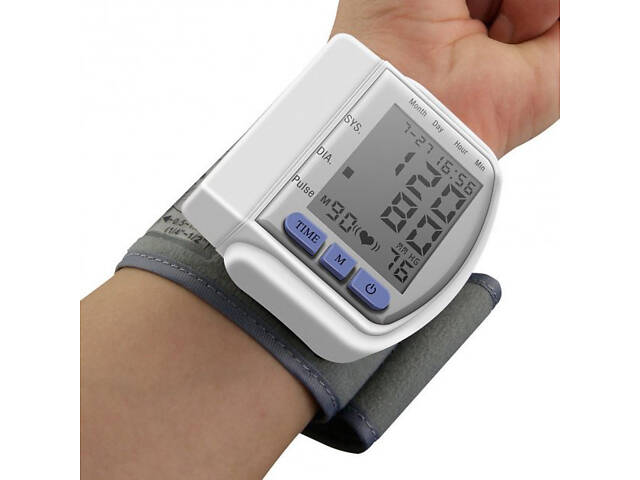 Автоматичний зап'ястний тонометр SmartTech CK-102S електронний для вимірювання тиску - Фото 3