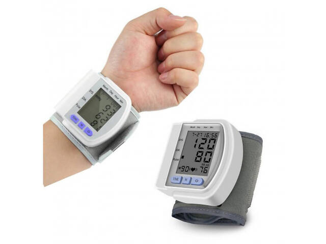 Автоматичний зап'ястний тонометр SmartTech CK-102S електронний для вимірювання тиску - Фото 4