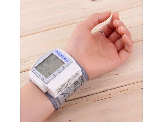 Автоматичний зап'ястний тонометр SmartTech CK-102S електронний для вимірювання тиску - Фото 9