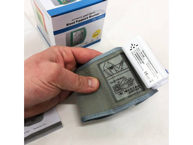 Автоматичний зап'ястний тонометр SmartTech CK-102S електронний для вимірювання тиску - Фото 21
