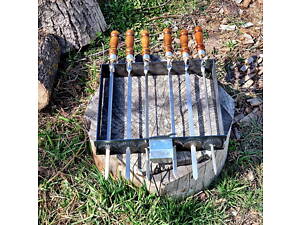 Автоматична шашличниця 8 шампурів