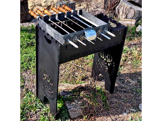 Автоматична шашличниця 8 шампурів - Фото 4