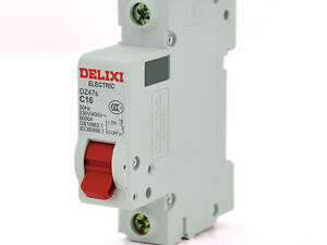 Автоматичний вимикач змінного струму Delixi HDBE DZ47S 1P/16A, 230/400V