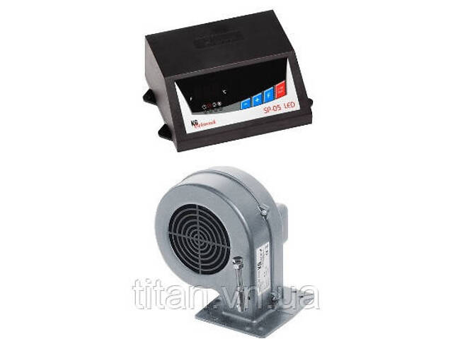 Автоматика для твердотопливных котлов KG ELEKTRONIK SP-05+вентилятор DP-02 (комплект) до 35 кВт - Фото 2
