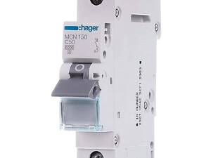 Автоматичний вимикач 1P 6kA C-50A 1M Hager MCN150