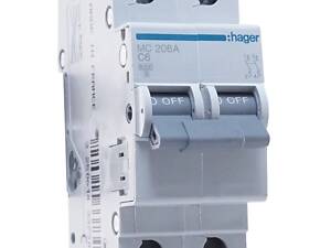 Автоматический выключатель Hager MC206A