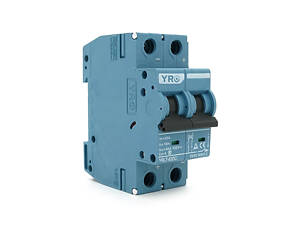 Автоматический выключатель постоянного тока YRO YRL7-63DC 2P 50A DC550V 6kA, DIN, 80*36*44.8mm