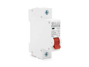 Автоматический выключатель постоянного тока ZUOYI Z7-63Z 1P C50 DC250-1000V, 50A, 6kA, DIN, 80*17.7*44.8mm