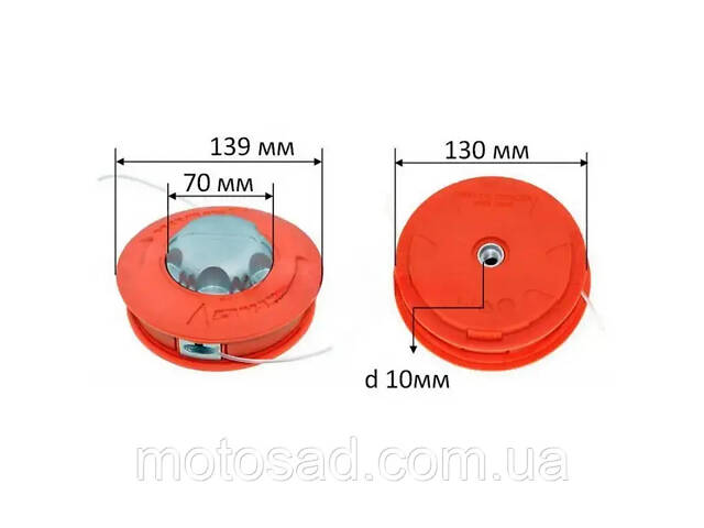 Автоматична Косильна головка Garden для мотокоси барабана для жилки - Фото 2