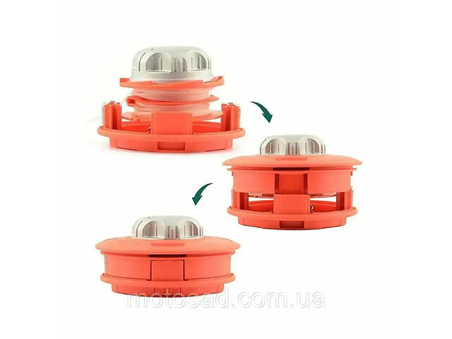 Автоматична Косильна головка Garden для мотокоси барабана для жилки - Фото 6