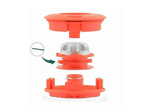 Автоматична Косильна головка Garden для мотокоси барабана для жилки - Фото 7