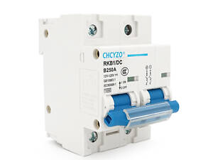 Автоматичний вимикач CHCYZO DZ47-63DC-B250, 2P, 250A, 12-125V