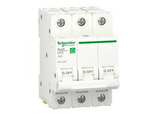 Автоматический выключатель Schneider RESI9 63А, 3P, кривая C, 6кА