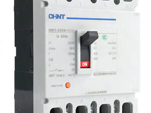 Автоматичний вимикач змінного струму CHINT NM1-250S/4300-250А 4P, 380 В. 250A. 8КА/400В; 10КА/800В.