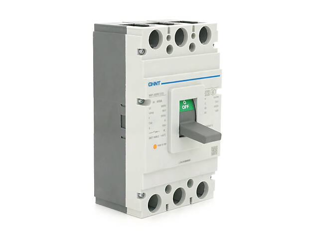 Автоматичний вимикач змінного струму CHINT NM1-400S/3300-400A 3P, 380 В. 315-400A. 50КА/400В; 10КА/690В. - Фото 1