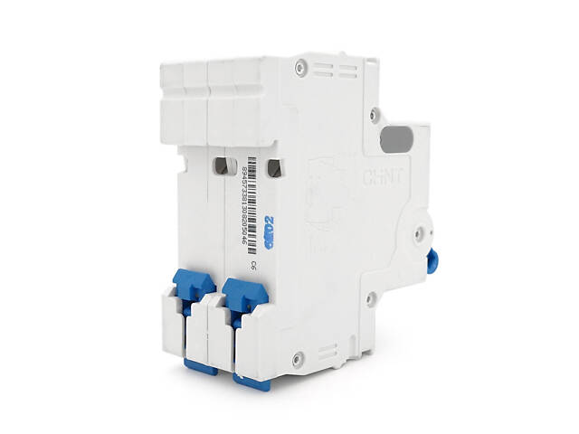 Автоматичний вимикач змінного струму CHINT NXB-63 2P C25, 25A - Фото 3