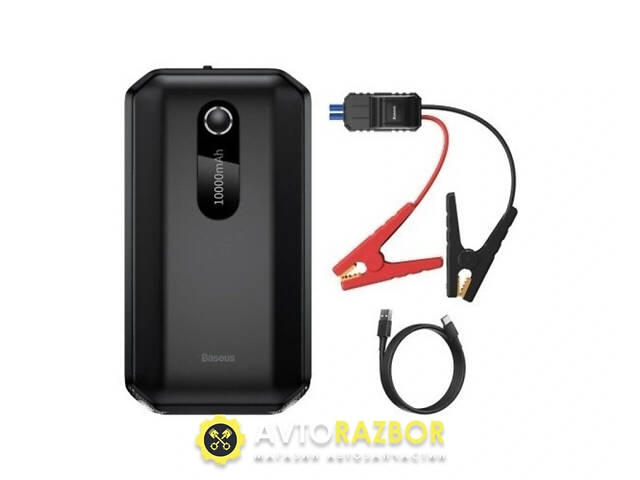 Автомобільний пуско-зарядний пристрій Baseus Super Energy Air Car Jump Starter（10000mAh) Black