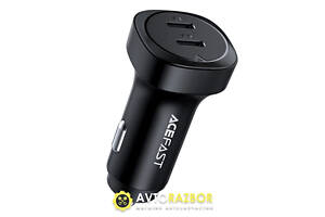 Автомобильное зарядное устройство для ACEFAST B2 72W dual USB-C metal car charger