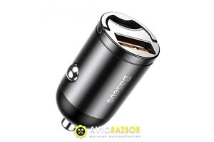 Автомобільний зарядний пристрій Baseus Tiny Star Mini Quick Charge Car Charger USB Port 30W Gray
