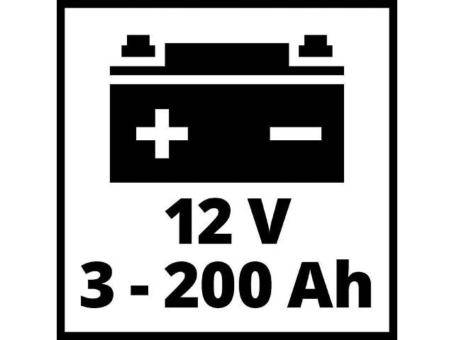 Автомобильное зарядное устройство для аккумулятора Einhell CE-BC 10 M : 12V, 3-200 Ah (1002245) - Фото 3