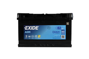 Автомобильный аккумулятор EXIDE Start-Stop AGM (EK820) 82Аh 800A R+