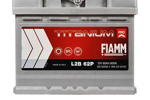 Автомобільний акумулятор Fiamm Titanium Pro 60Аh 600А R+ (L2)
