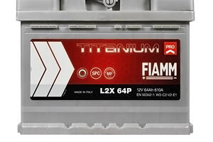 Автомобільний акумулятор Fiamm Titanium Pro 64Аh 610А L+ (L2)