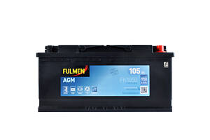 Акумулятор автомобільний FULMEN Start-Stop AGM (L6) 105Ah 950A R+