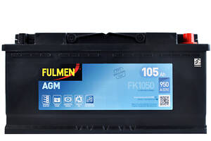 Акумулятор автомобільний FULMEN Start-Stop AGM (L6) 105Ah 950A R+