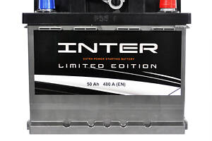 Автомобильный аккумулятор INTER limited edition (L1B) 50Ah 480A R+