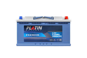 Автомобильный аккумулятор PLATIN Premium MF 110Ah 1000A R+ L5