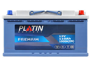 Автомобильный аккумулятор PLATIN Premium MF 110Ah 1000A R+ L5