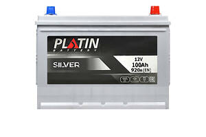 Автомобильный аккумулятор PLATIN Silver Asia SMF 100Ah 920A R+ (N70) н.к.