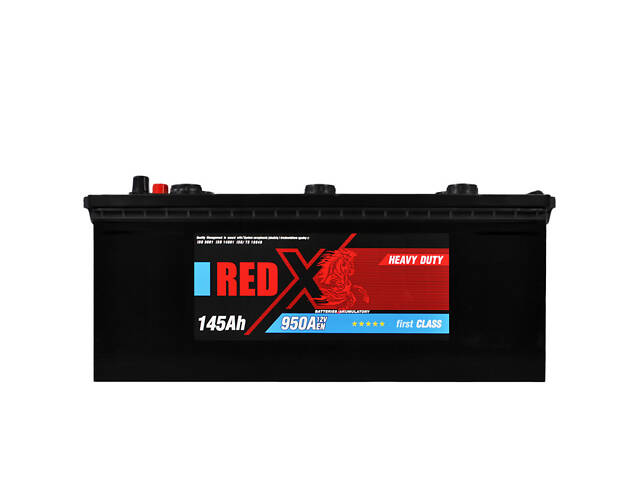 Автомобильный аккумулятор RED X (D4) 145Ah 950A L+