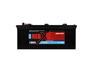 Автомобильный аккумулятор RED X (D5) 190Ah 1350A L+