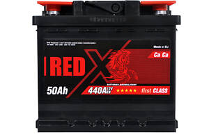 Автомобильный аккумулятор RED X (L1) 50Ah 440A L+