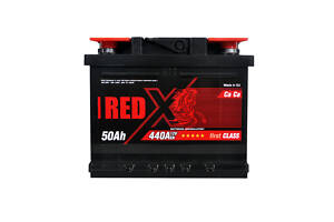 Автомобільний акумулятор RED X (LB1) 50Ah 440A R+