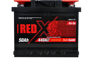 Автомобільний акумулятор RED X (LB1) 50Ah 440A R+