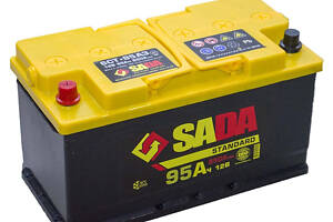 Автомобільний акумулятор SADA Standard 12В 6СТ-95Аг 850А L + Україна