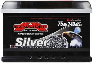 Автомобільний акумулятор SZNAJDER Silver 75Ah 740A R+ 575 87